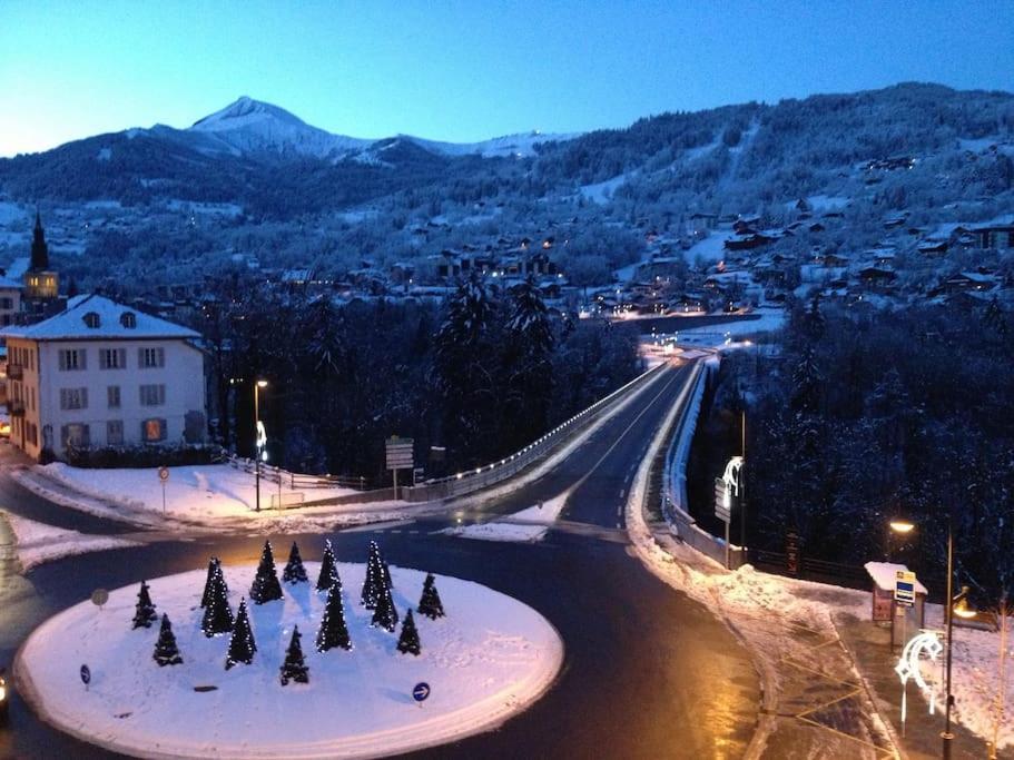 Appart Cosy Et Lumineux Au Coeur De Saint Gervais Exteriör bild