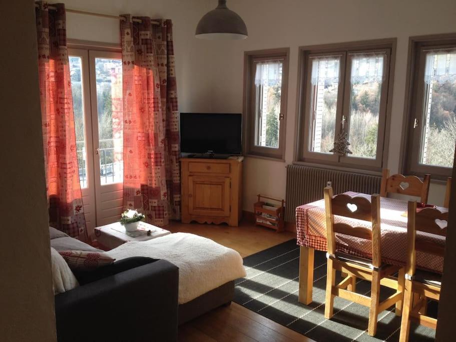 Appart Cosy Et Lumineux Au Coeur De Saint Gervais Exteriör bild