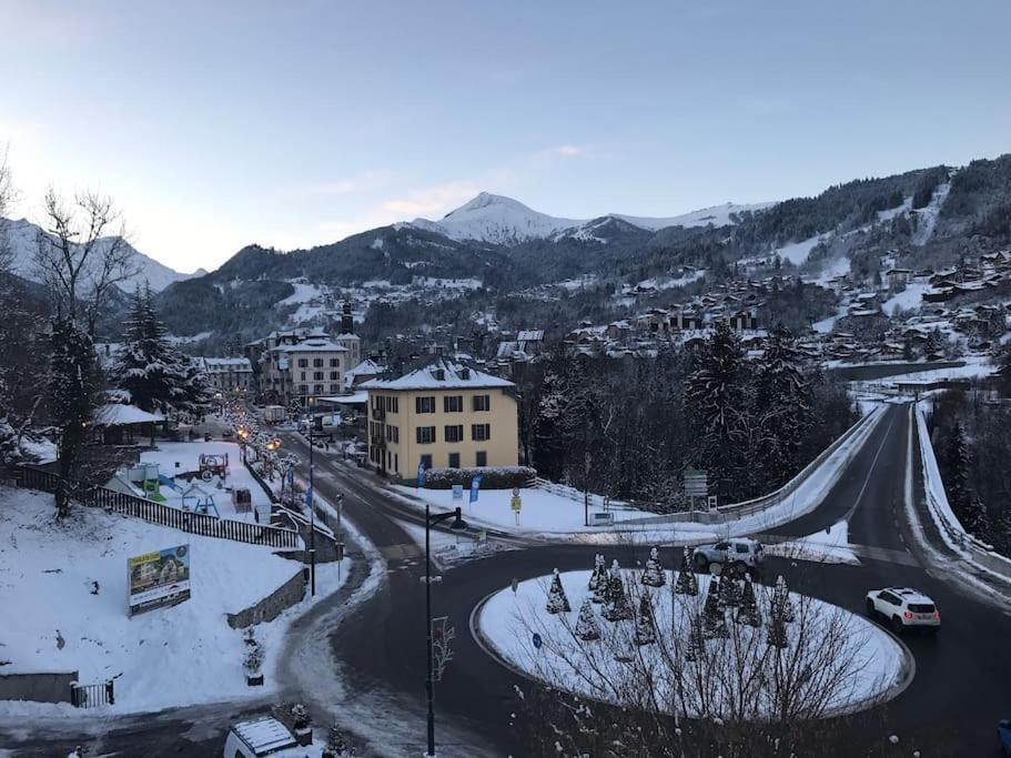 Appart Cosy Et Lumineux Au Coeur De Saint Gervais Exteriör bild
